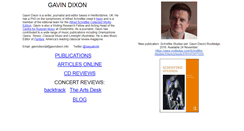 Desktop Screenshot of gavindixon.info